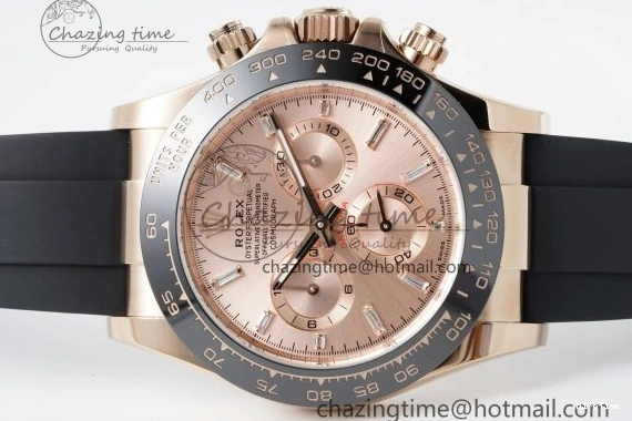 MiroTime 0105 Elegant Daytona 116515 BTF 1:1 Best Edition RG Dial on Oysterflex Rubber Strap SA4130 V 2264